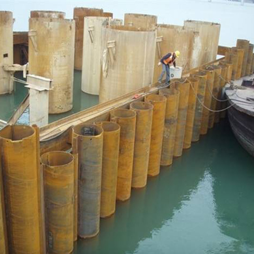 屯昌钢护筒现场安装