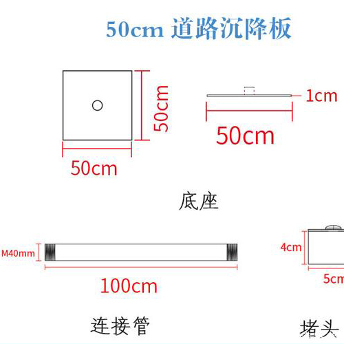屯昌沉降板规格型号如何选择？